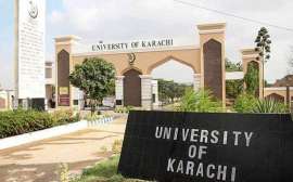 طالب علموں کوجامعہ کراچی میں داخل ہونا مشکل ہوگیا