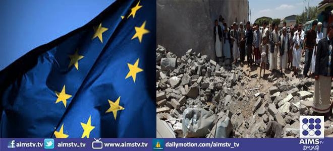 یورپی یونین نے سعودی بمباری پر تشویش کا اظہار کردیا.