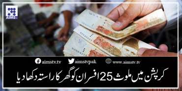 کرپشن میں ملوث 25 افسران کو گھر کا راستہ دکھا دیا