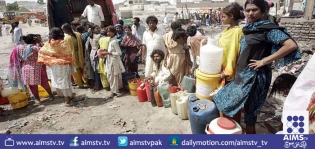 کراچی بھر میں پانی نایاب ، لوگ بوند بوند کو ترس گئے
