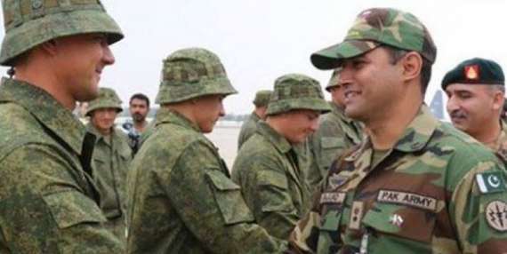 پاک روس تربیتی مشقیں، دستہ پاکستان پہنچ گیا