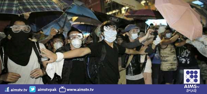 ہانگ کانگ میں بیرونی طاقتیں ملوث نہیں ہیں-- مظاہرین