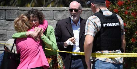 کیلی فورنیا میں یہودی عبادت گاہ پر فائرنگ خاتون ہلاک
