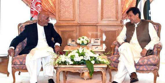 وزیرا عظم عمران خان اور افغان صدراشرف غنی کی ون آن ون ملاقات