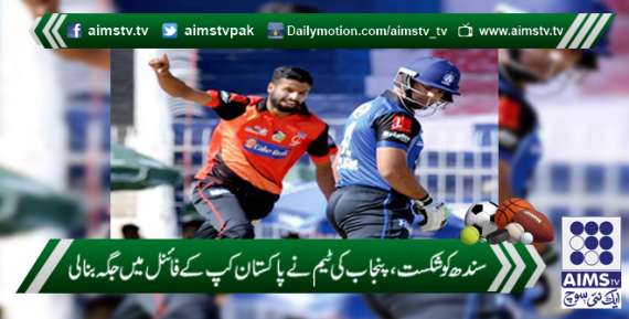 سندھ کو شکست، پنجاب کی ٹیم نے پاکستان کپ کے فائنل میں جگہ بنا لی