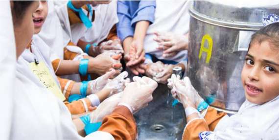 شہرکے تمام اسکولوں میں ہاتھ دھونے کا عمل ہفتہ وار منعقد ہوگا