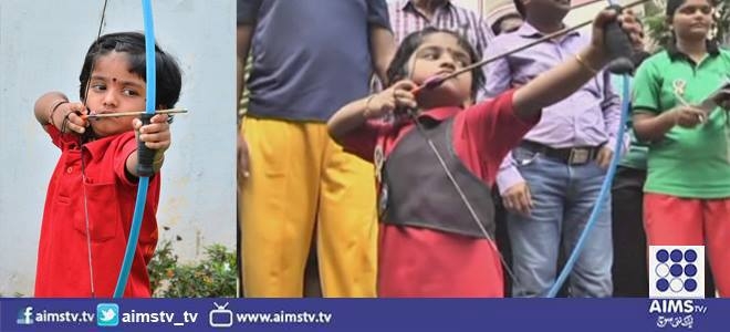 بھارت میں 2 سالہ بچی نے بڑے بڑوں کے چھکے چھڑادیئے