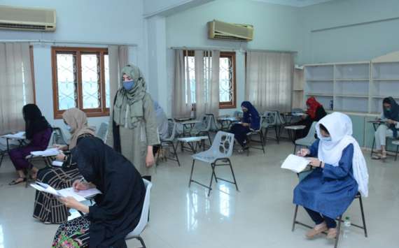 جناح سندھ میڈیکل یونیورسٹی میں زیراہتمام داخلہ ٹیسٹ کاانعقاد