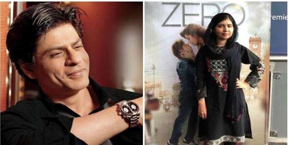 ملالہ یوسف زئی کو بالی وڈ کنگ شاہ رخ خان کی فلم ’زیرو‘نے متاثر کر دیا