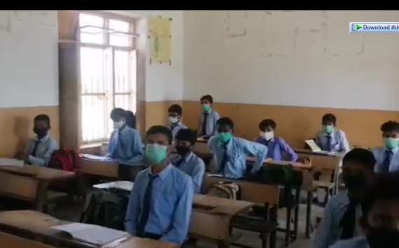 وزیرتعلیم ومحنت سندھ سعیدغنی کا ٹھٹھہ کےگورنمنٹ بوائزہائی اسکول کادورہ