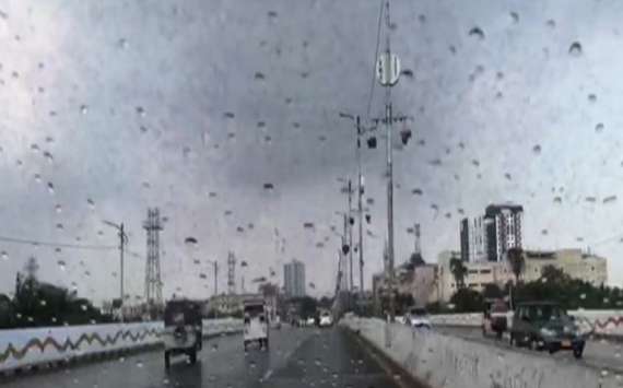 کراچی سمیت سندھ کےمختلف شہروں میں کہیں ہلکی اورہیں تیزبارش ریکارڈ