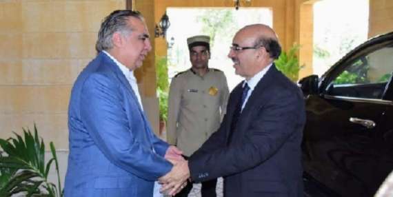 گورنر سندھ سے صدر آزاد کشمیر کی ملاقات