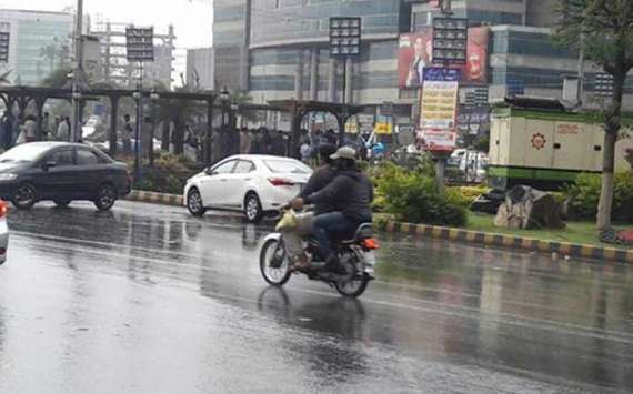 کراچی کے مختلف علاقوں میں بارش