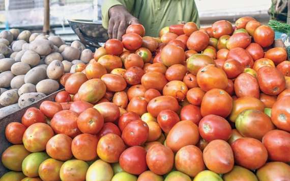 ٹماٹروں کی قیمتیں تاحال برقرار