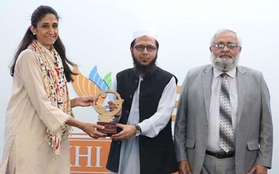 کراچی ایوارڈز“کی کٹیگری سسٹینی بیلیٹی اینڈانوارمنٹ میں جامعہ این ای ڈی کےنام پہلا ایوارڈ
