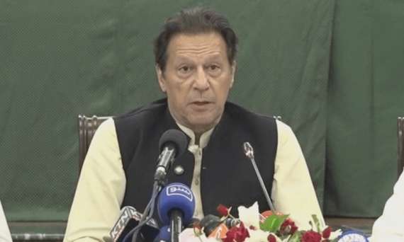 Imran khan said : "imported government" of "acting on the instructions of foreign powers"