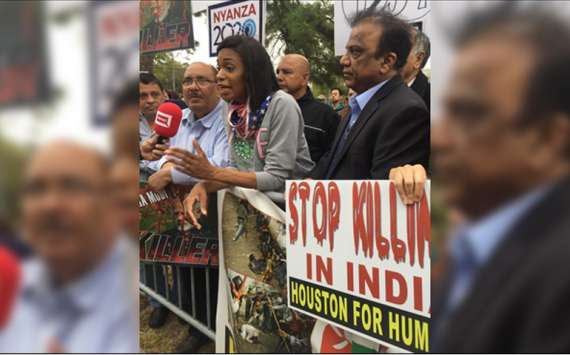 بھارت میں مسلم کش فسادات کے خلاف امریکا میں احتجاج
